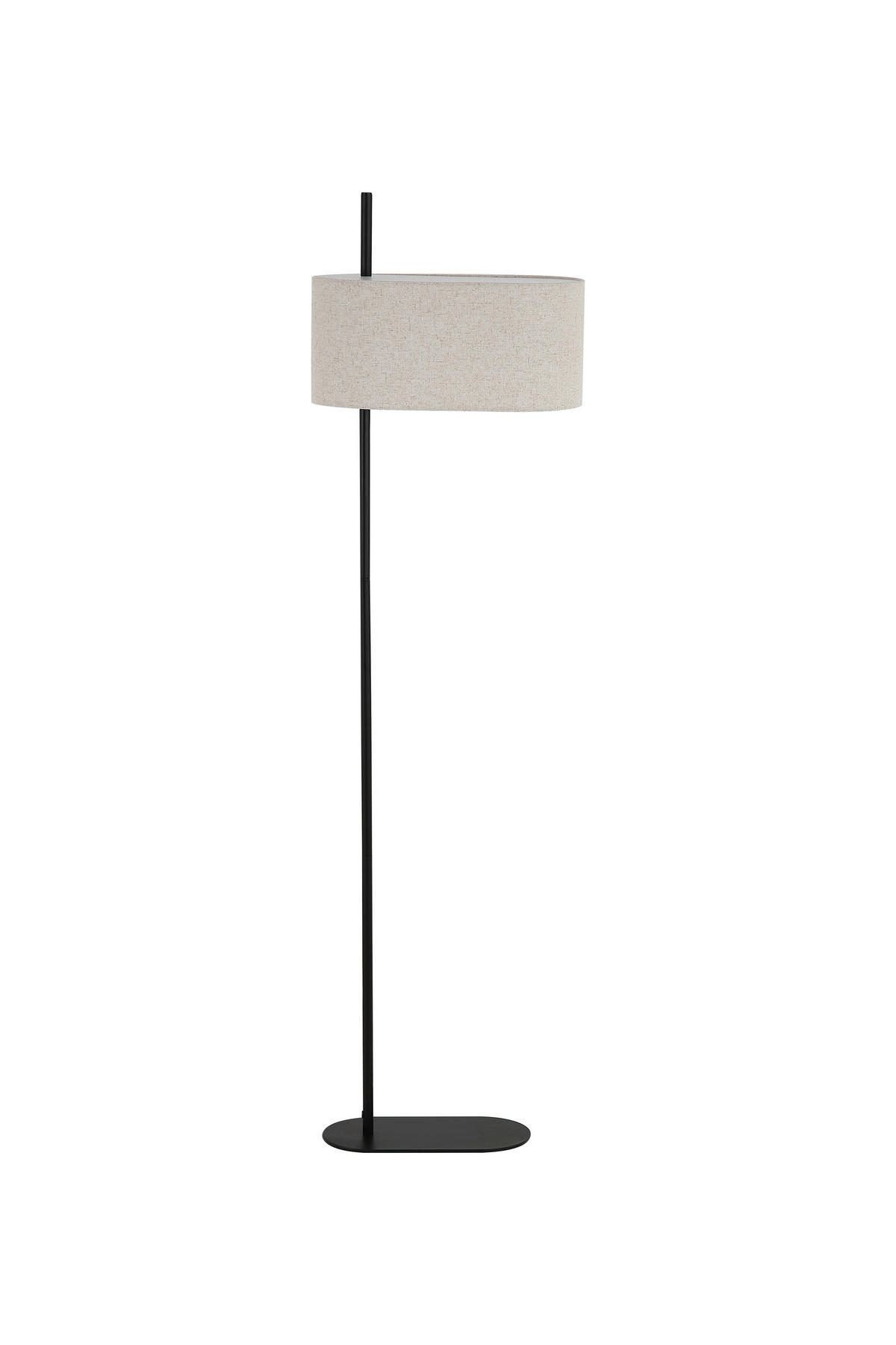 STEHLEUCHTE 22/40/142 cm    - Creme/Schwarz, Design, Kunststoff/Textil (22/40/142cm)