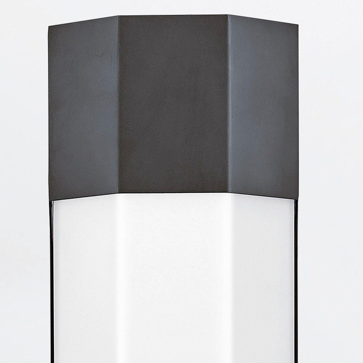 BADEZIMMER-WANDLEUCHTE Hinkley 61/11,5/8 cm  - Schwarz, KONVENTIONELL, Glas/Metall (61/11,5/8cm) - Elstead Lighting