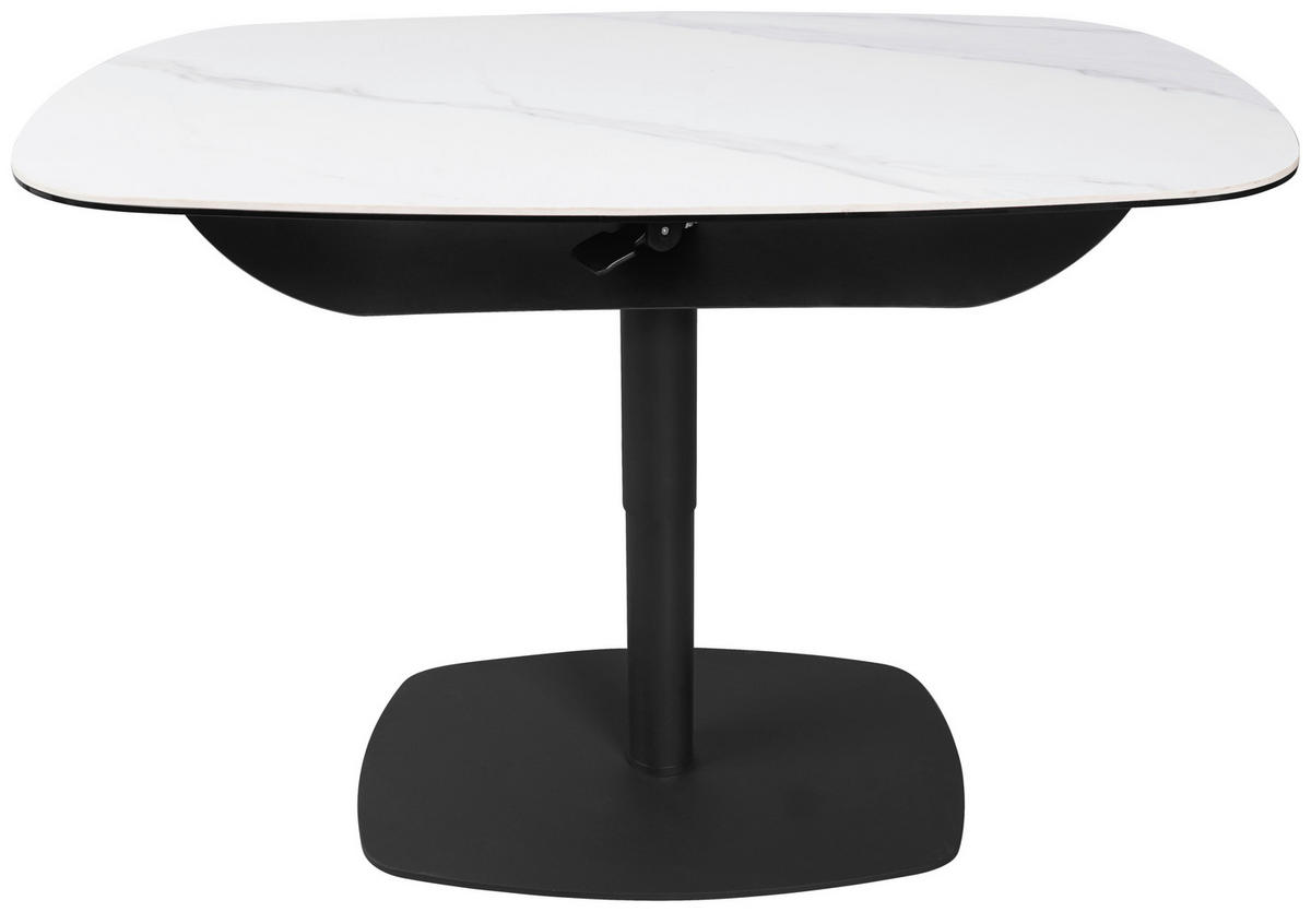 COUCHTISCH ESG 110/70/50-75 cm rechteckig Anthrazit, Weiß  - Anthrazit/Weiß, Design, Glas/Keramik (110/70/50-75cm) - Dieter Knoll