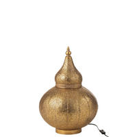 TISCHLEUCHTE - Goldfarben, Basics, Metall (40/40/59,5cm) - Ambia Home