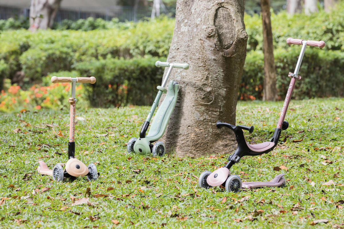 LAUFRAD GO-UP FOLDABLE PLUS ECO 3IN1  - Orange, LIFESTYLE, Kunststoff (73/28/89cm) - GLOBBER