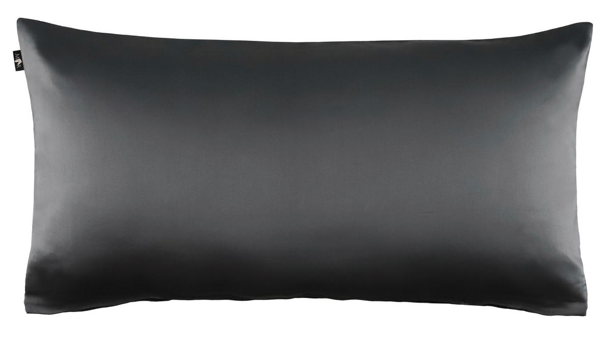 KISSENHÜLLEN-SET Marcel.Remus.Design - Alcudia anthrazit 40/80 cm  - Anthrazit, Design, Textil (40/80cm)