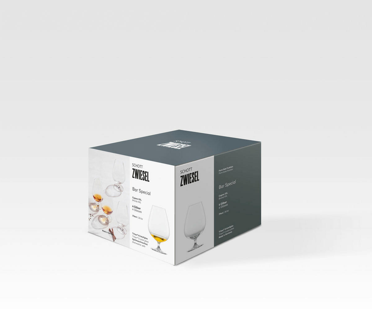 SADA POHÁROV 4 ks - priehľadné, Basics, sklo (774ml) - Schott Zwiesel
