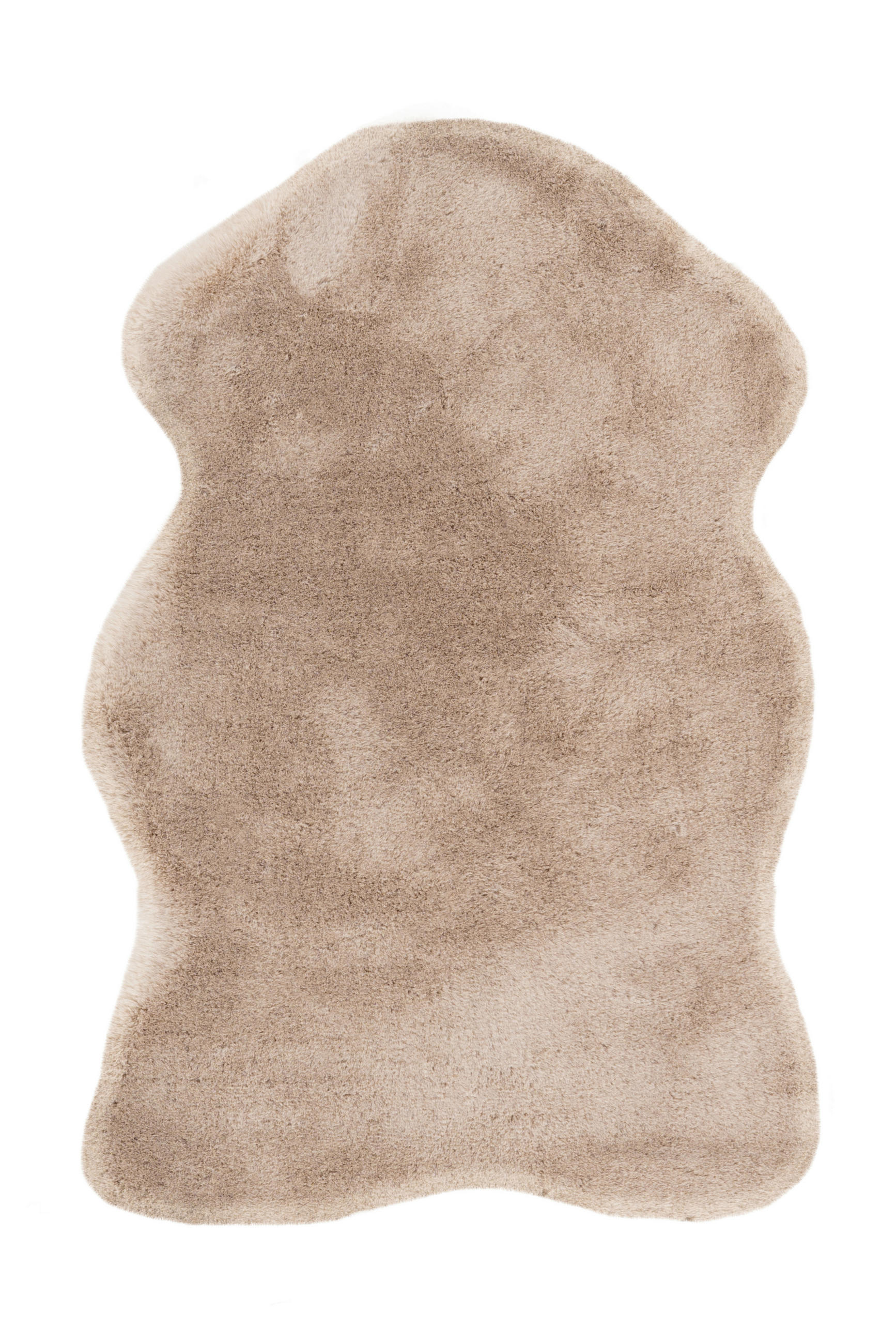 KOŽEŠINOVÝ KOBEREC, 60/90 cm, krémová - krémová, Trend, textil (60/90cm)