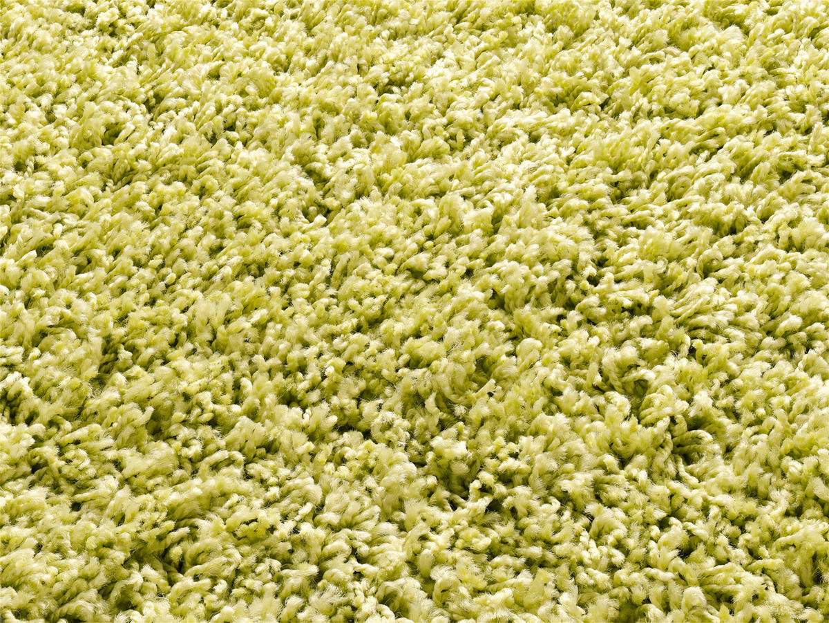 HOCHFLORTEPPICH 200/200 cm Fashion Shaggy Grün  - Grün, Basics, Textil (200/200cm) - Novel