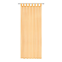 ZAVESA SA PETLJAMA ZA KAČENJE narandžasta - narandžasta, Osnovno, tekstil (140/245cm) - Boxxx