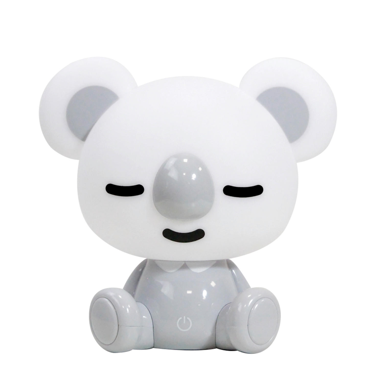 DETSKÁ STOLNÁ LAMPA,  - sivá, Basics, plast (20/20/16cm)