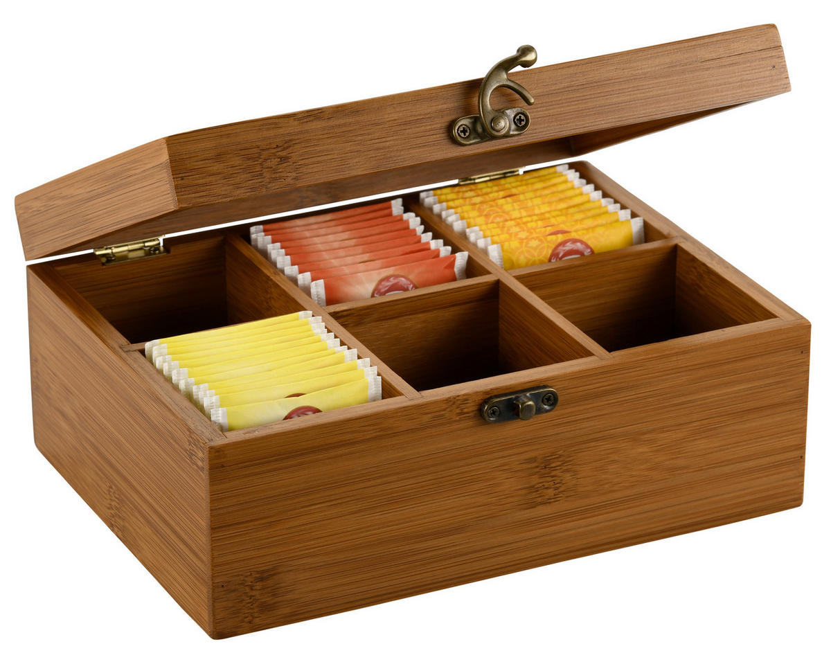 TEEBOX - Braun, Basics, Holz (21.8/16/9cm) - Homeware Profession.