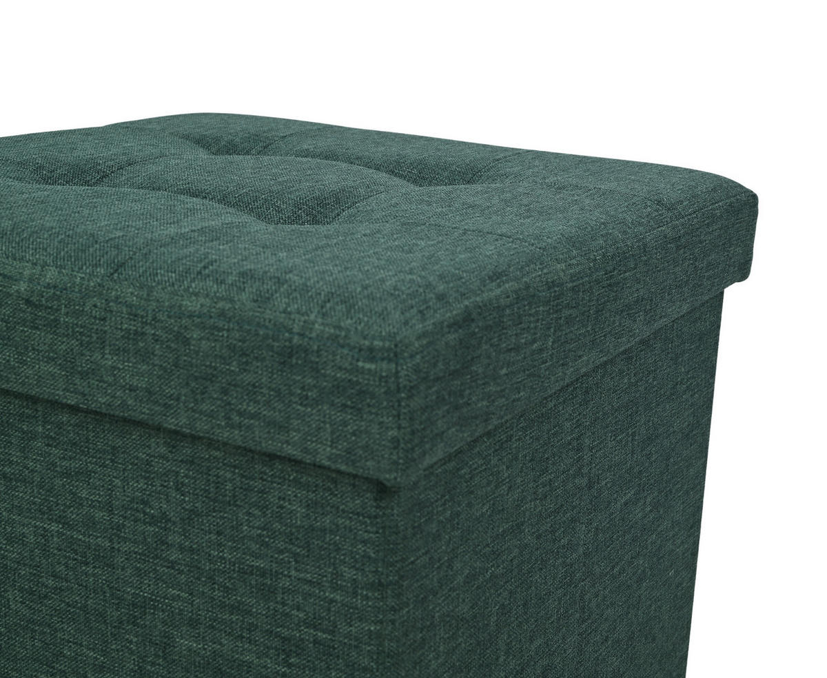 SITZBOX Textil, Holzwerkstoff Grün  - Grün, Design, Holzwerkstoff/Textil (38/38/38cm) - Carryhome