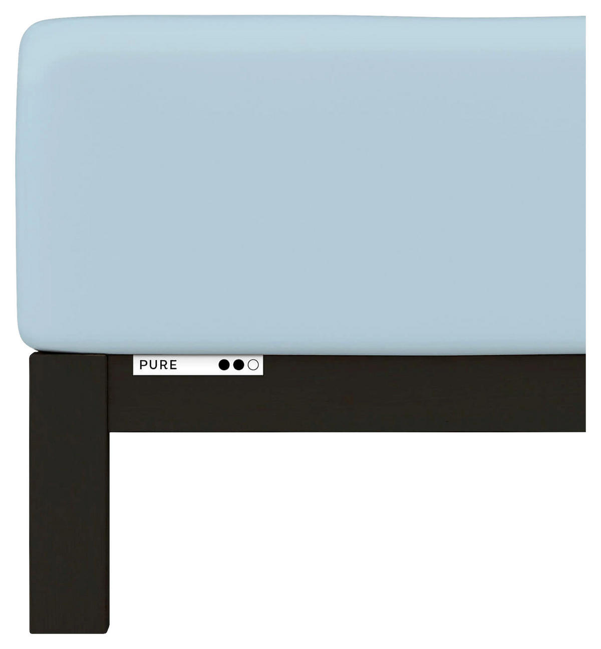 BOXSPRING-SPANNLEINTUCH 90-100/190-220 cm Jersey  - Hellblau, Basics, Textil (90-100/190-220cm) - Schlafgut