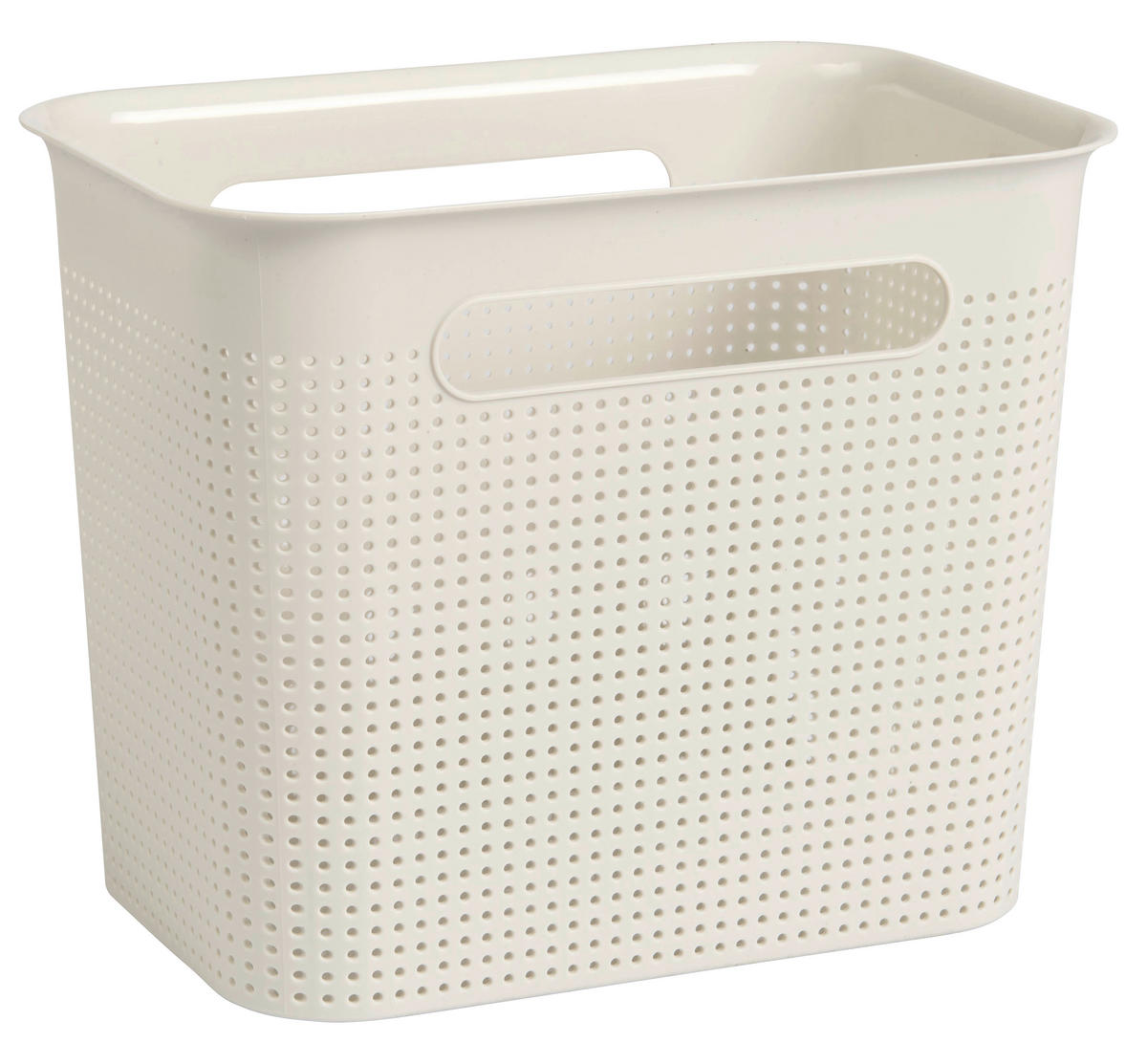 BOX    26,2/18/21,1 cm  - Weiß, Basics, Kunststoff (26,2/18/21,1cm) - Rotho