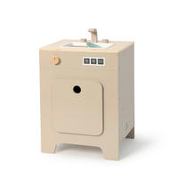 KINDERKÜCHE MIX & MATCH  - Naturfarben/Grau, Basics, Holz/Holzwerkstoff (35/31,5/55cm) - MUSTERKIND