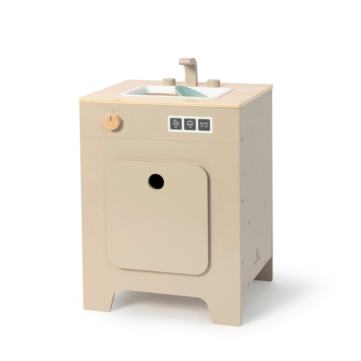 KINDERKÜCHE MIX & MATCH  - Naturfarben/Grau, Basics, Holz/Holzwerkstoff (35/31,5/55cm) - MUSTERKIND