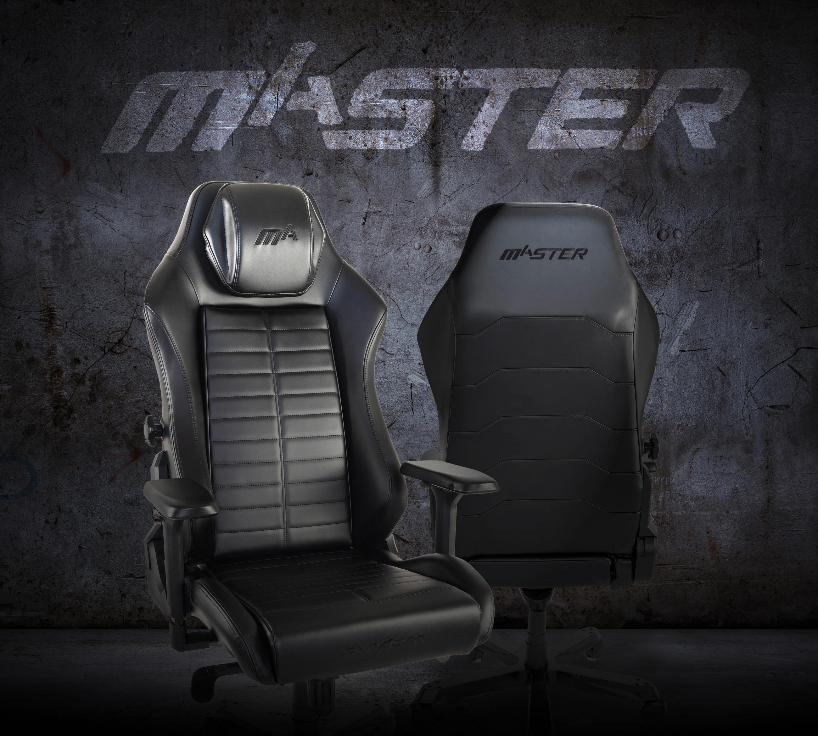 GAMER SZÉK  bőrhatású textil fekete  - fekete, Lifestyle, textil/fém (78/127-136/78cm) - Dxracer