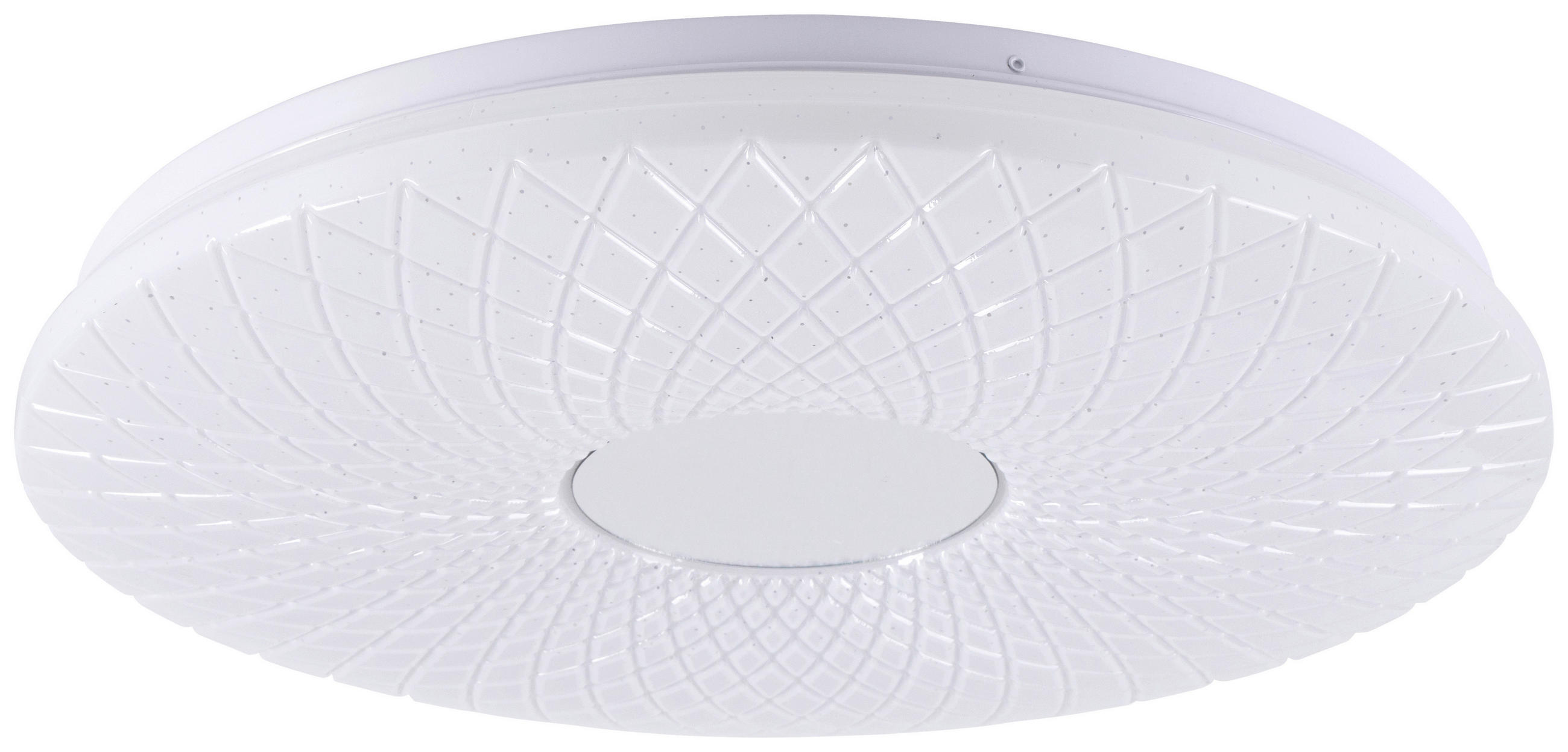 STROPNA LED-SVETILKA 48/6,5 cm   - bela, Trendi, kovina/umetna masa (48/6,5cm) - Novel