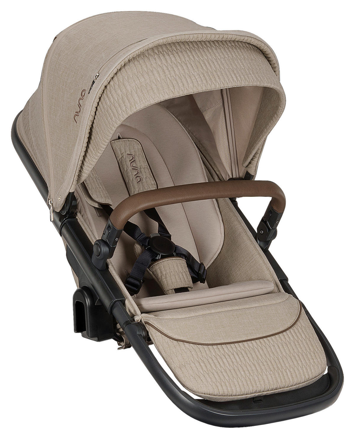 KINDERWAGENSET TRIV lx  - Sandfarben/Schwarz, Basics, Kunststoff/Metall (58/109/93,5cm) - Nuna