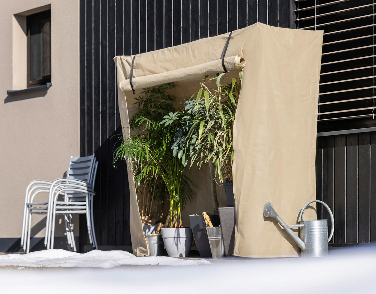 SCHUTZPLANE  - Naturfarben, Basics, Kunststoff (200/180/70cm)