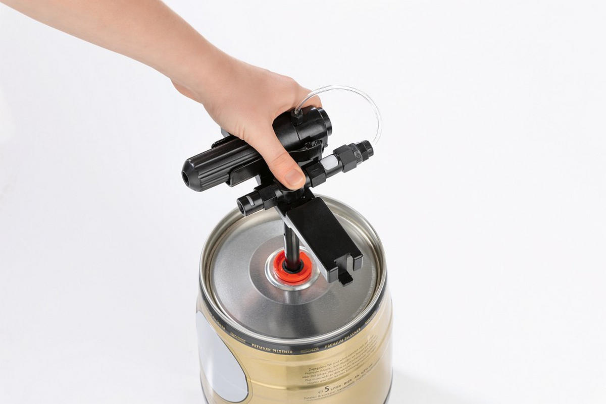 BIERZAPFANLAGE Bier MAXX  - Silberfarben/Schwarz, Basics, Kunststoff (26,4/41/52,6cm)