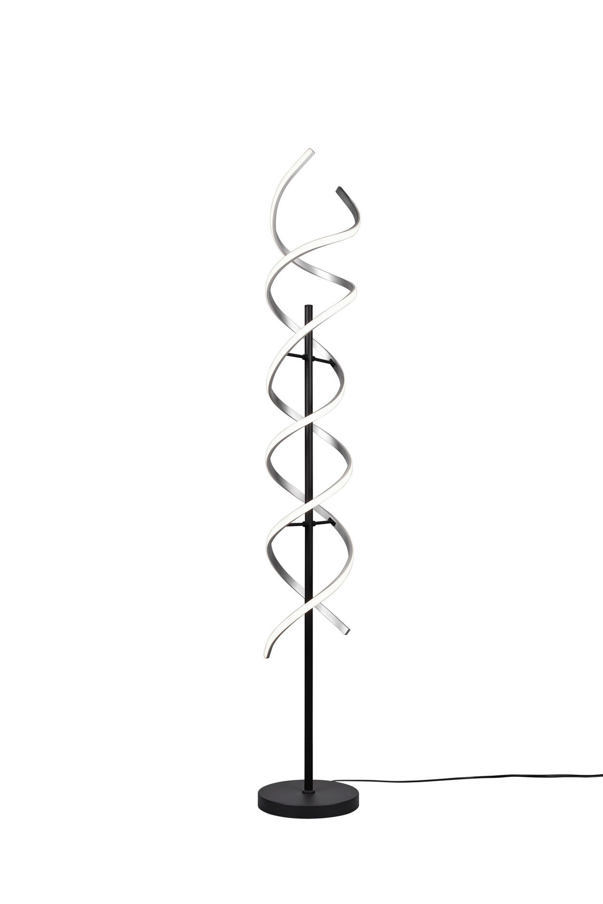 LED-GOLVLAMPA Sequence 23/150 cm    - aluminiumfärg/svart, Design, metall (23/150cm)