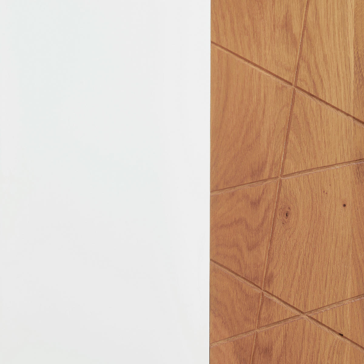 PISALNA MIZA les, leseni material bela, barve hrasta  - barve hrasta/bela, Moderno, leseni material/les (121/76/58cm) - MID.YOU