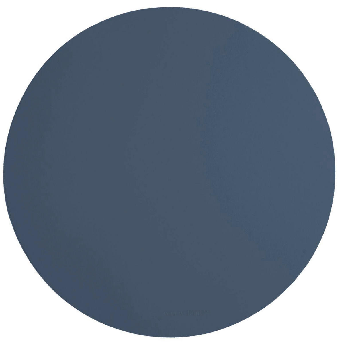 TISCHSET Leder Dunkelblau  - Dunkelblau, Basics, Leder (36/36/2cm)