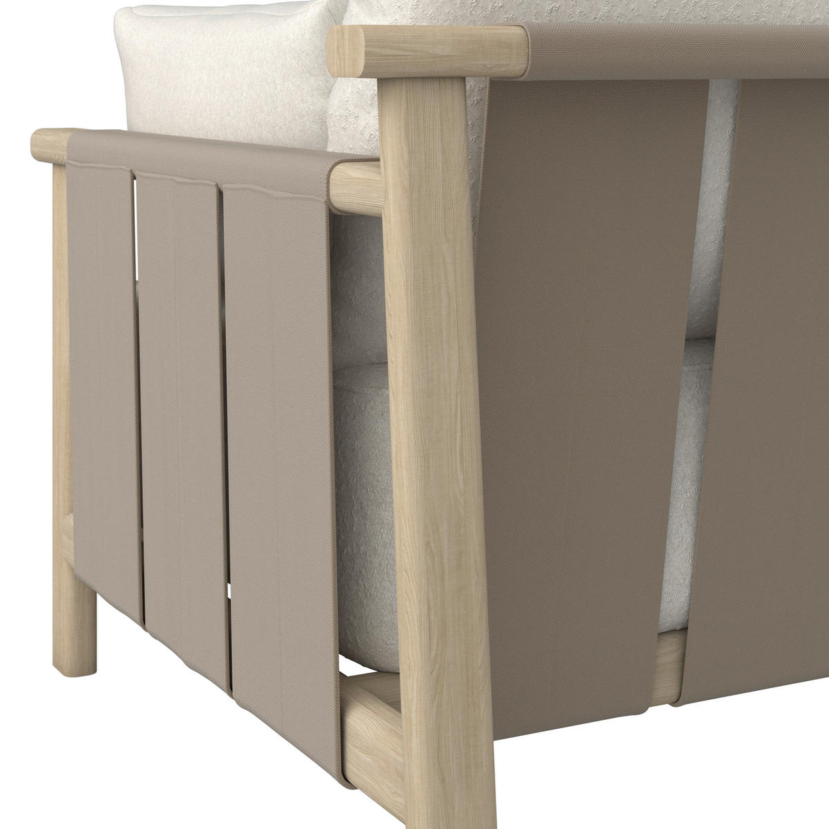 LOUNGESESSEL  - Sandfarben/Taupe, Romantik / Landhaus, Holz/Textil (100/86/97,5cm) - Dieter Knoll