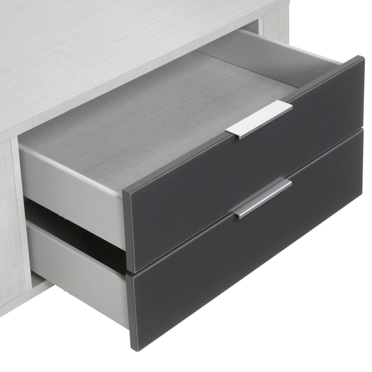 SCHUBKASTENEINSATZ 87/51/50 cm   - Grau, Modern, Holzwerkstoff (87/51/50cm) - MID.YOU