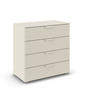 KOMMODE  in 80/81/42 cm  - Champagner, Design, Holzwerkstoff/Metall (80/81/42cm) - Carryhome
