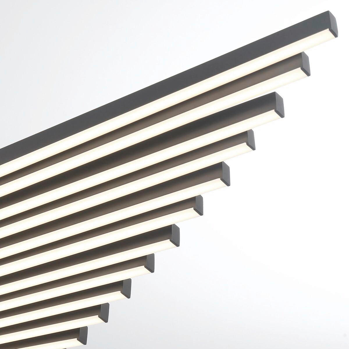 KRONLEUCHTER Eurofase 20/105/27,5 cm   - Schwarz, Design, Kunststoff/Metall (20/105/27,5cm) - Elstead Lighting