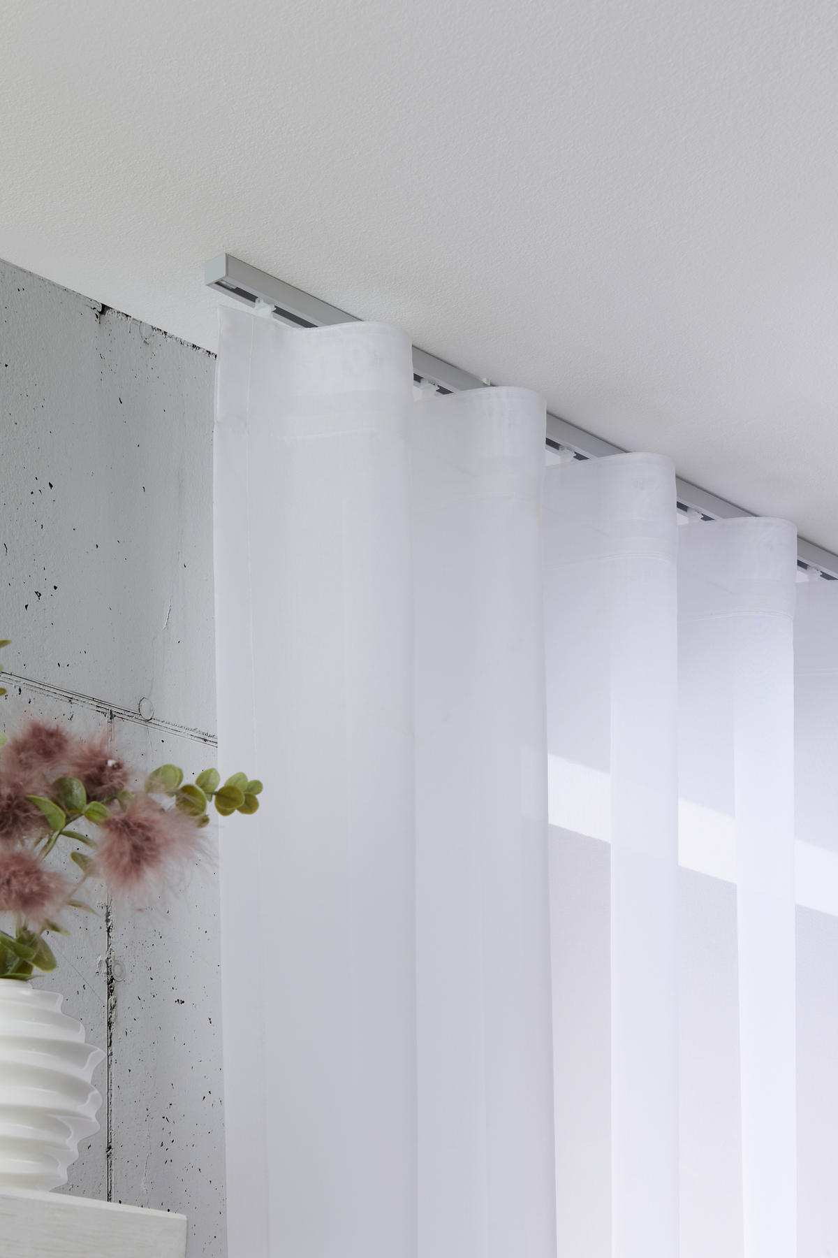 VORHANGSCHIENE - Alufarben, Basics, Metall (200cm) - Homeware