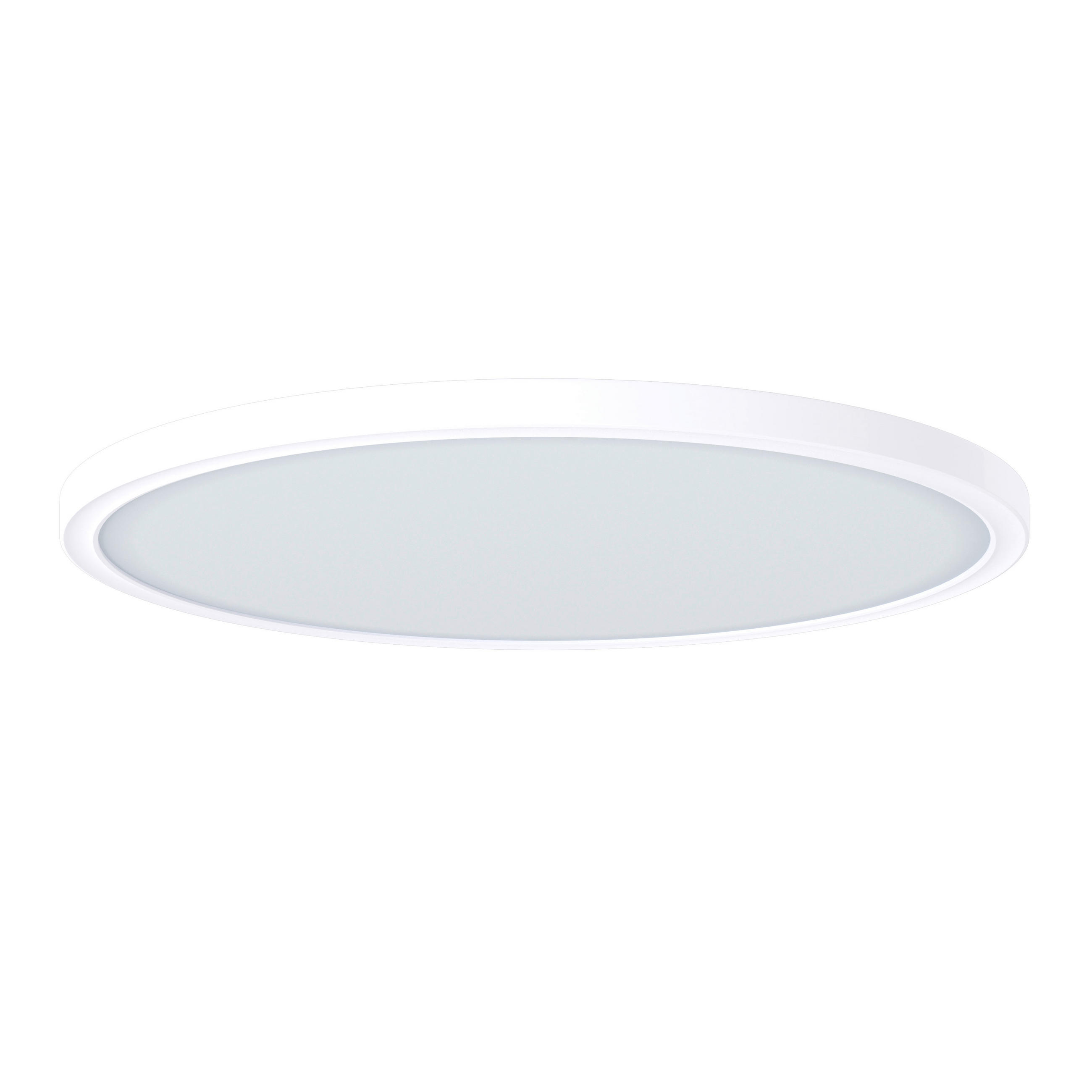 STROPNÍ LED SVÍTIDLO, 42/2,9 cm  - bílá, Basics, plast (42/2,9cm) - Novel