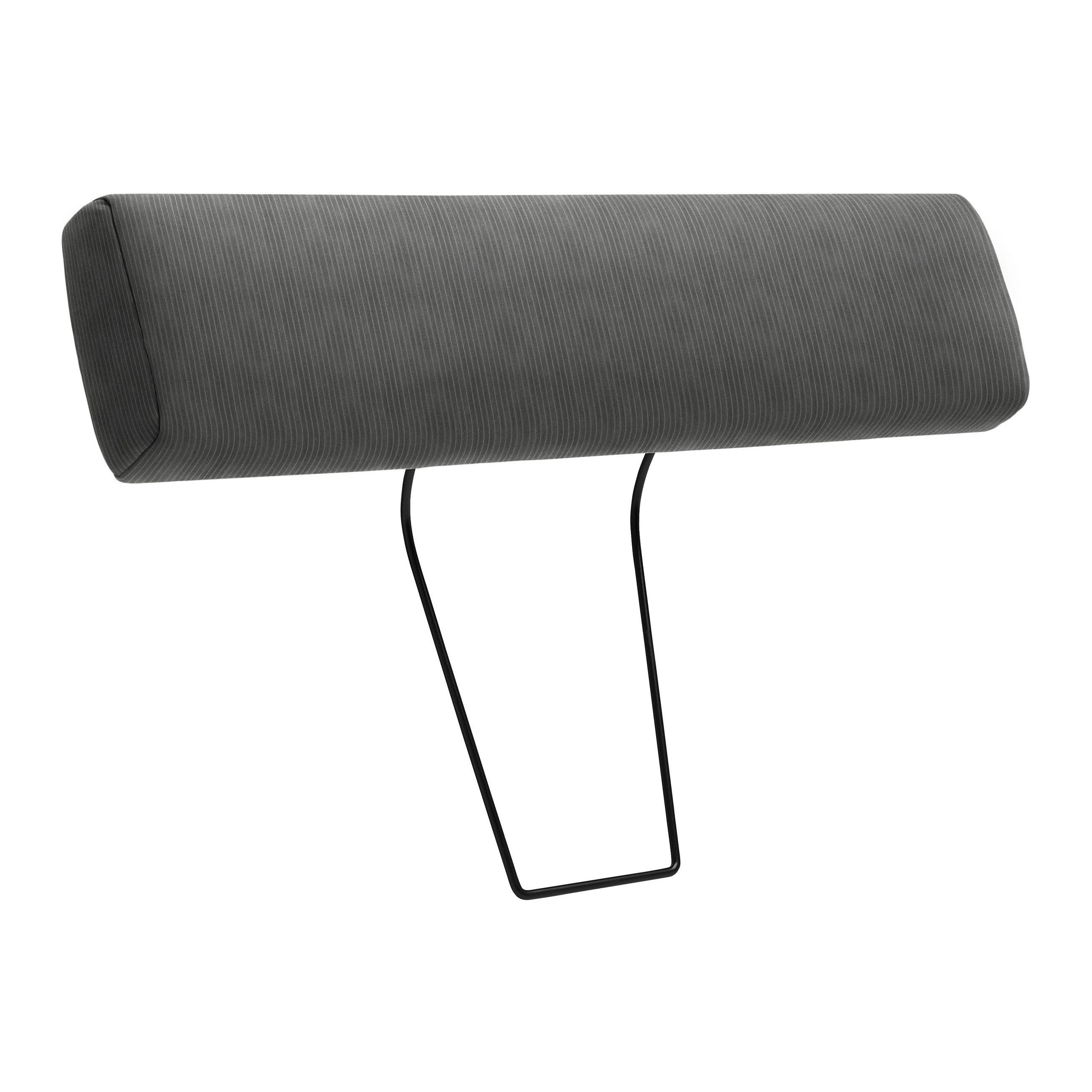 KOPFSTÜTZE Chenille, Cord  - Graphitfarben, Konventionell, Textil (84/21/21cm) - MID.YOU