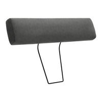 KOPFSTÜTZE Chenille, Cord  - Graphitfarben, Konventionell, Textil (84/21/21cm) - MID.YOU