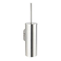 WC-BÜRSTENGARNITUR - Silberfarben, Basics, Kunststoff/Metall (9/39,5/12,5cm) - Wenko