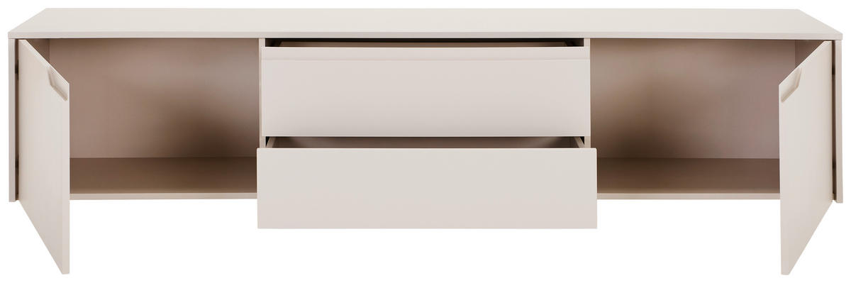 LOWBOARD  200/40/40 cm 2 Schublade(n) hängend  - Kaschmir, Design, Holzwerkstoff (200/40/40cm) - Carryhome
