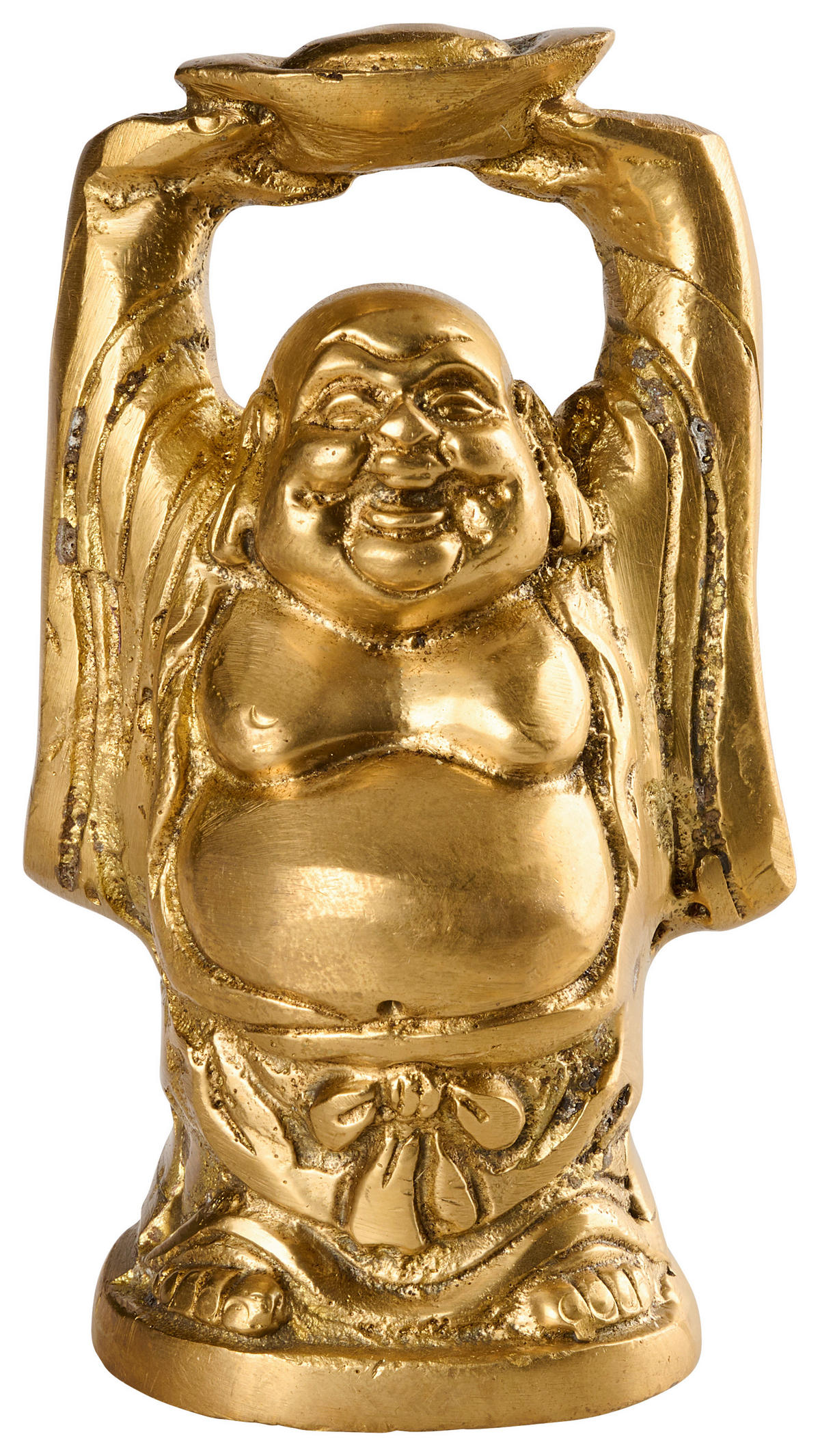 SKULPTUR - Goldfarben, LIFESTYLE, Metall (5.5/4/10cm) - Ambia Home