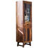 VITRINE in massiv Recyclingholz Multicolor - Multicolor, LIFESTYLE, Glas/Holz (55/190/40cm) - Landscape VITRINE in massiv Recyclingholz Multicolor - Multicolor, LIFESTYLE, Glas/Holz (55/190/40cm) - Landscape