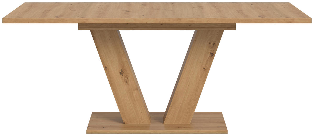 AUSZIEHTISCH Eiche Artisan rechteckig  ausziehbar  - Eiche Artisan, Trend, Holzwerkstoff (150-190/76/90cm)
