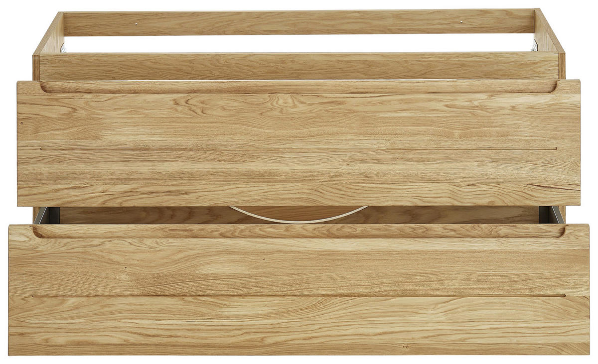 WASCHBECKENUNTERSCHRANK 120/54/46 cm  - Eichefarben, KONVENTIONELL, Holz/Holzwerkstoff (120/54/46cm) - Linea Natura