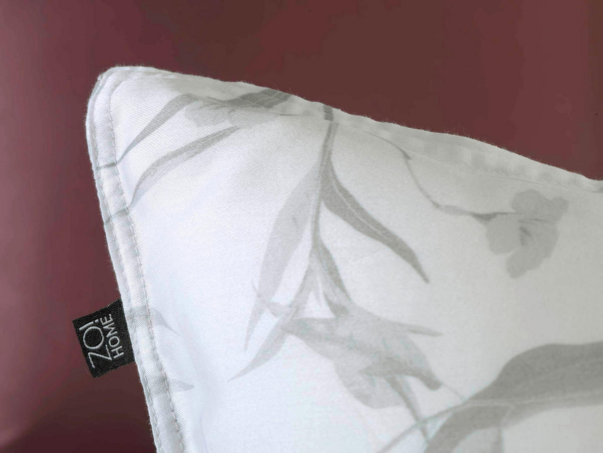 BETTWÄSCHE 2-teilig Fiori-di-Satinado Makosatin 135/200 cm  - Weiß, Basics, Textil (135/200cm)
