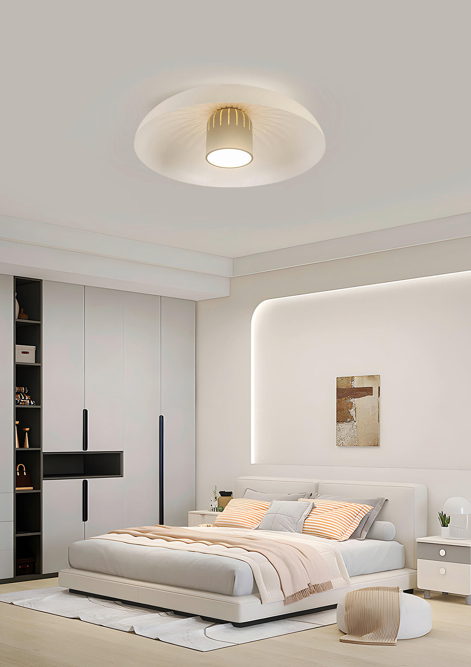 LED-DECKENLEUCHTE Louis 60/21,5 cm   - Grau, Design, Kunststoff/Metall (60/21,5cm) - Dieter Knoll
