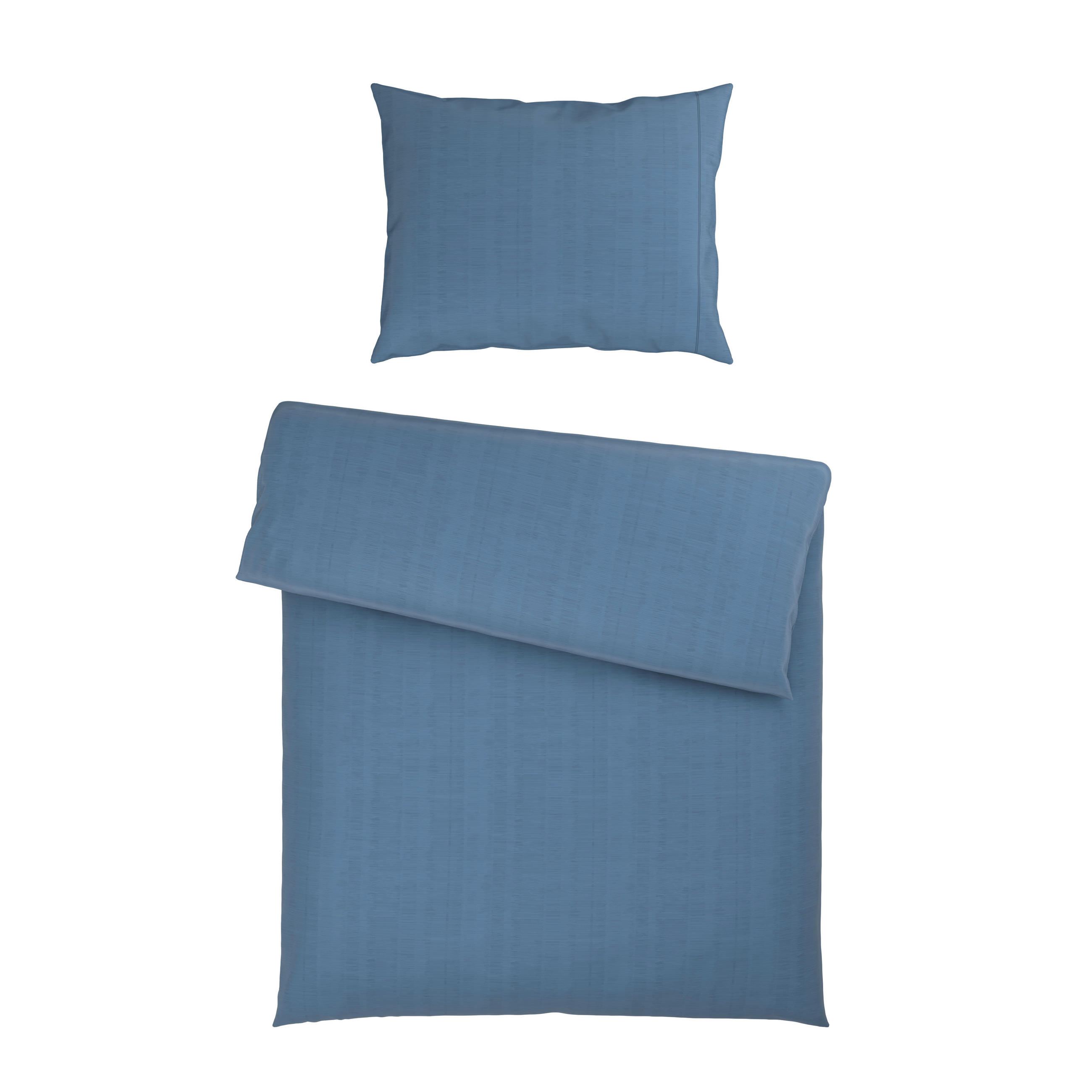 BETTWÄSCHE Mavie Satin 140/200 cm  - Blau, KONVENTIONELL, Textil (140/200cm) - Esposa