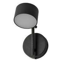 LED-WANDLEUCHTE 11/19/19,5 cm  - Schwarz, Basics, Kunststoff/Metall (11/19/19,5cm) - Osram