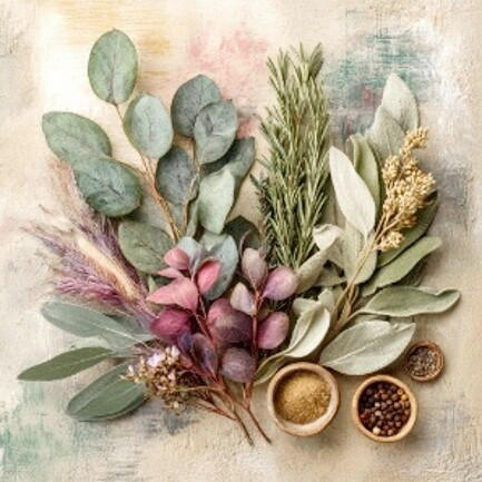 LEINWANDBILD Essen & Trinken, Gewürze 30/30 cm  - Multicolor, Basics, Holz/Papier (30/30cm) - Euroart