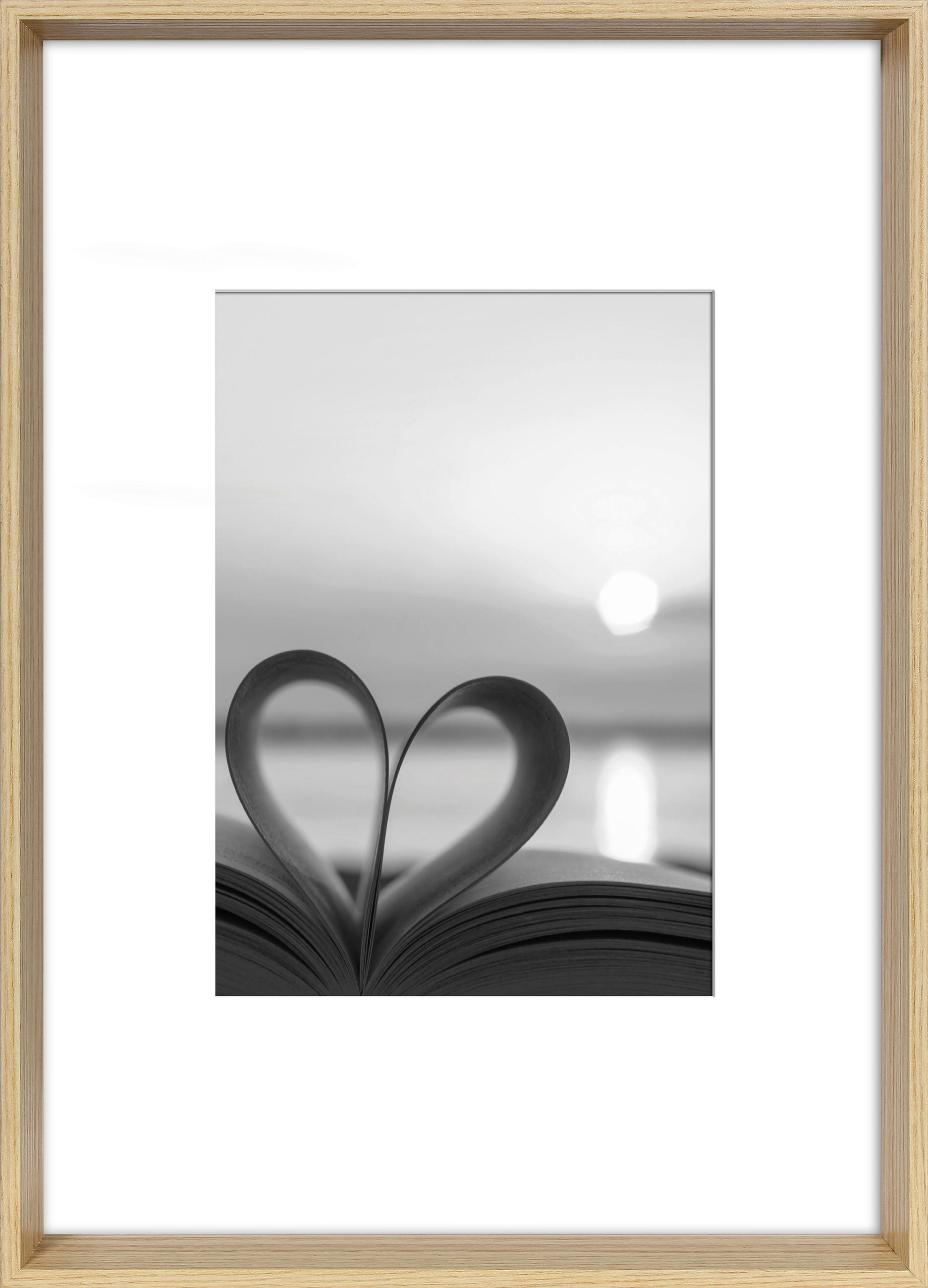 BILDERRAHMEN - Naturfarben, Basics, Glas/Holzwerkstoff (31/22,4cm)