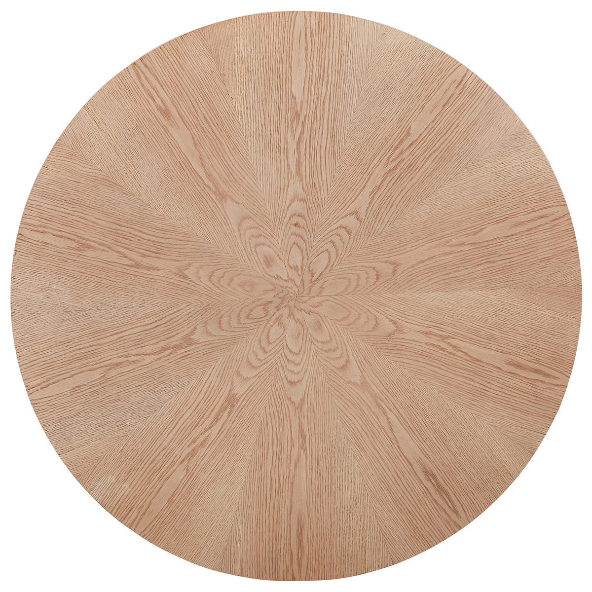 ESSTISCH 120/120/75 cm teilmassiv  Holz, Metall Variantenauswahl rund Eichefarben  - Edelstahlfarben/Eichefarben, Design, Holz/Metall (120/120/75cm) - Novel