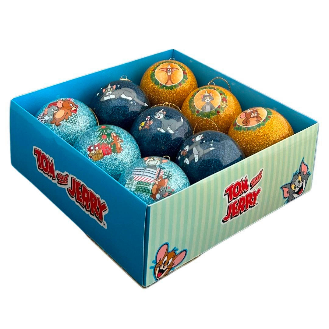 CHRISTBAUMKUGEL-SET  - Multicolor, Trend, Kunststoff (8.3cm) - Disney