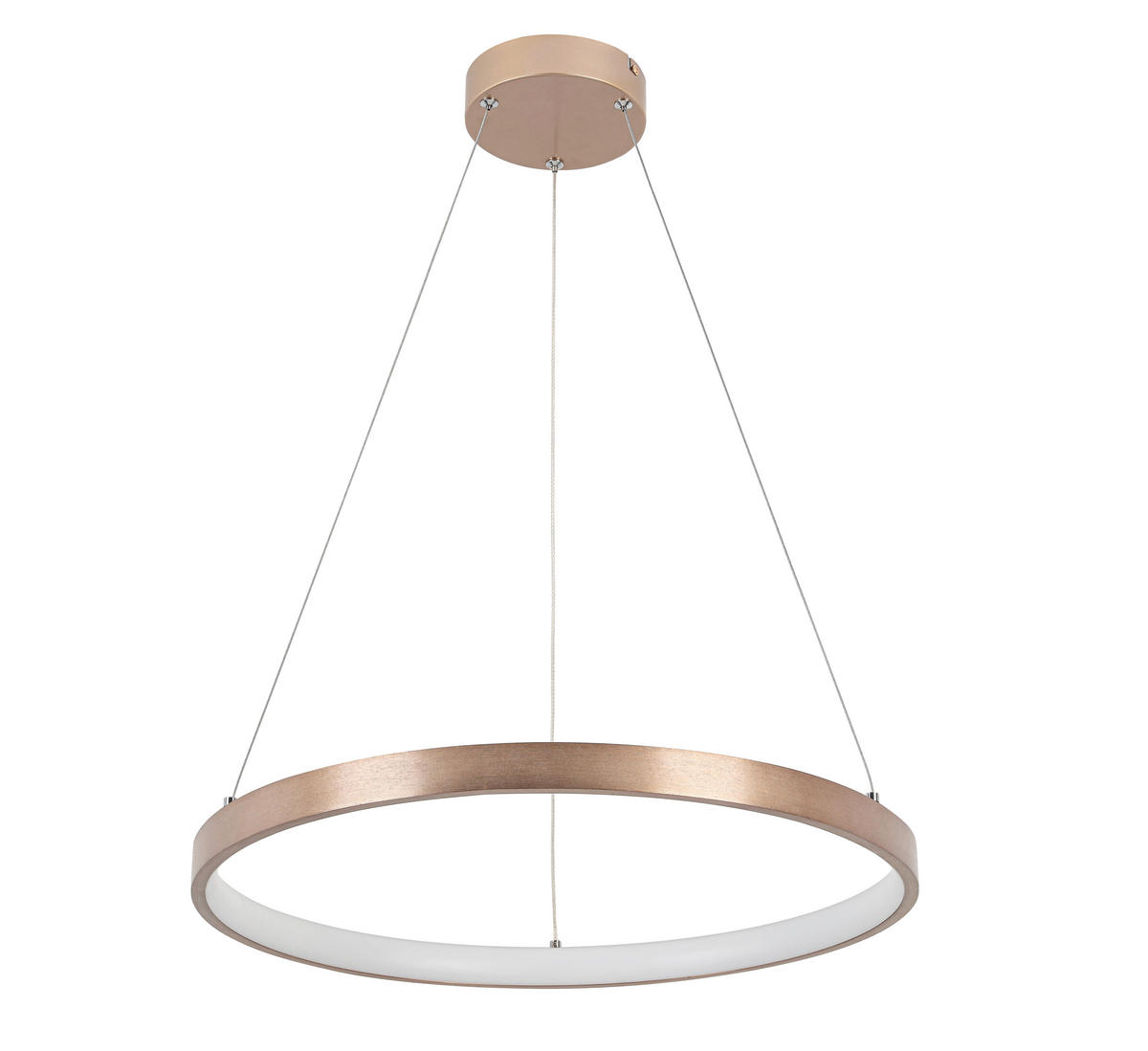 LED LUSTER  50/120 cm      - kapućino, Osnovno, metal/plastika (50/120cm) - Ambiente