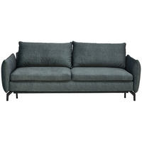 KANAPÉÁGY  - fekete, Design, textil/fém (224/89/105cm) - Novel