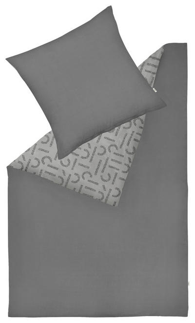 Esprit Wendebettwäsche E-Scatter Leo anthracite Anthrazit 155x220 cm